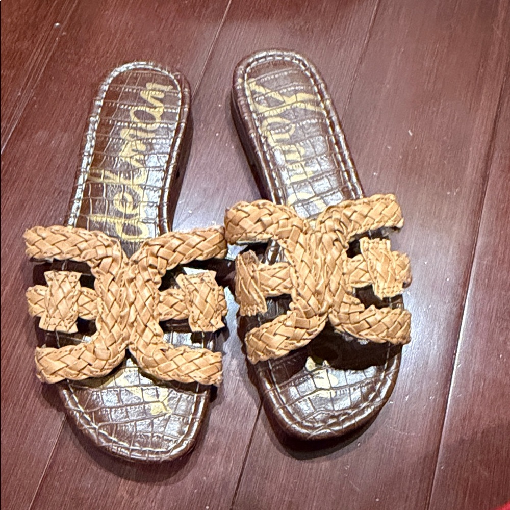 Sam Edelman Women's Brown Woven Sandals